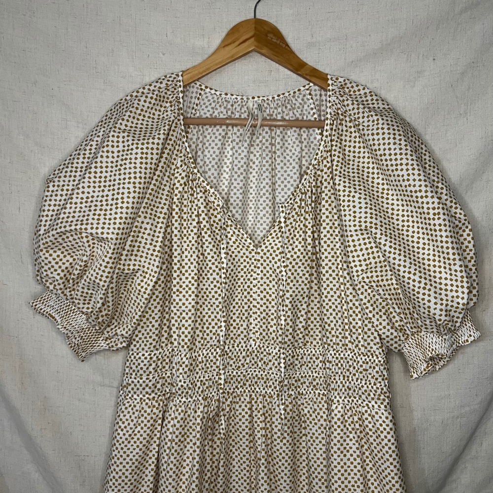 NWOT Anthropologie The Somerset Puff Maxi Dress Women's Size XL - Picture 6 of 10